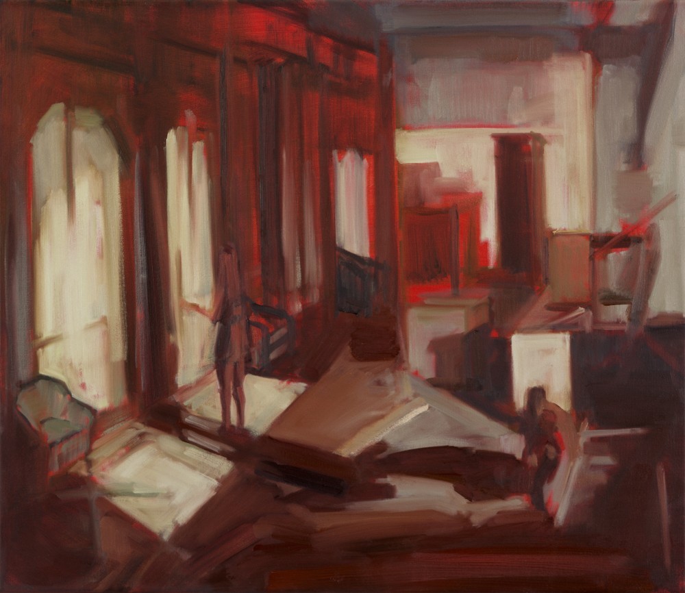 DEBORAH MARKS, PAINTING, MERCURIAL BOUNDARIES, 2017, OIL ON CANVAS, 60cm x 70cm, JOHN McRAE - 3,500