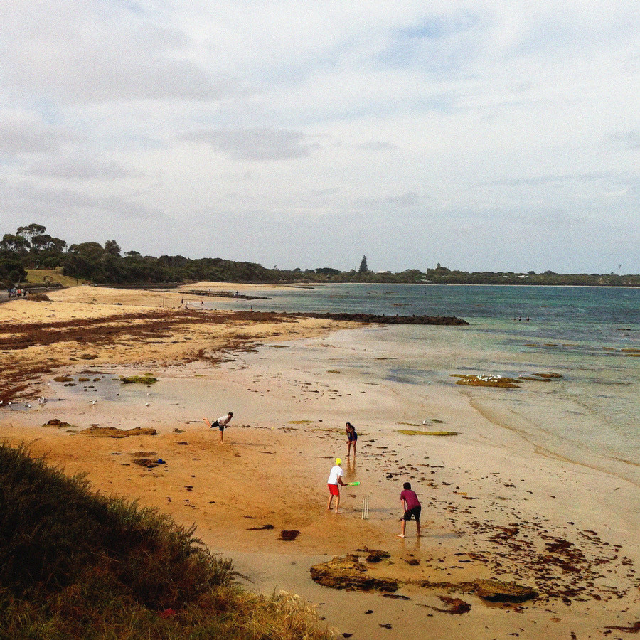 John Donegan, The Cricketers - Point Lonsdale, Victoria, 2013, 2013, Ultrachrome K3 pigment inks on Eterna Elite Fine Art Paper, 60 x 60 cm